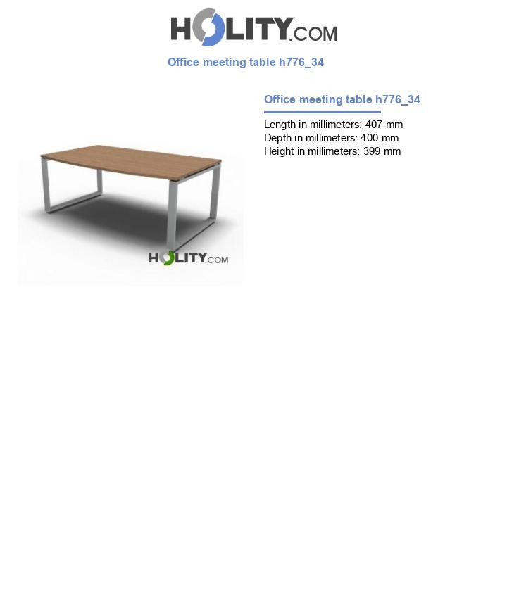 Office meeting table h776_34