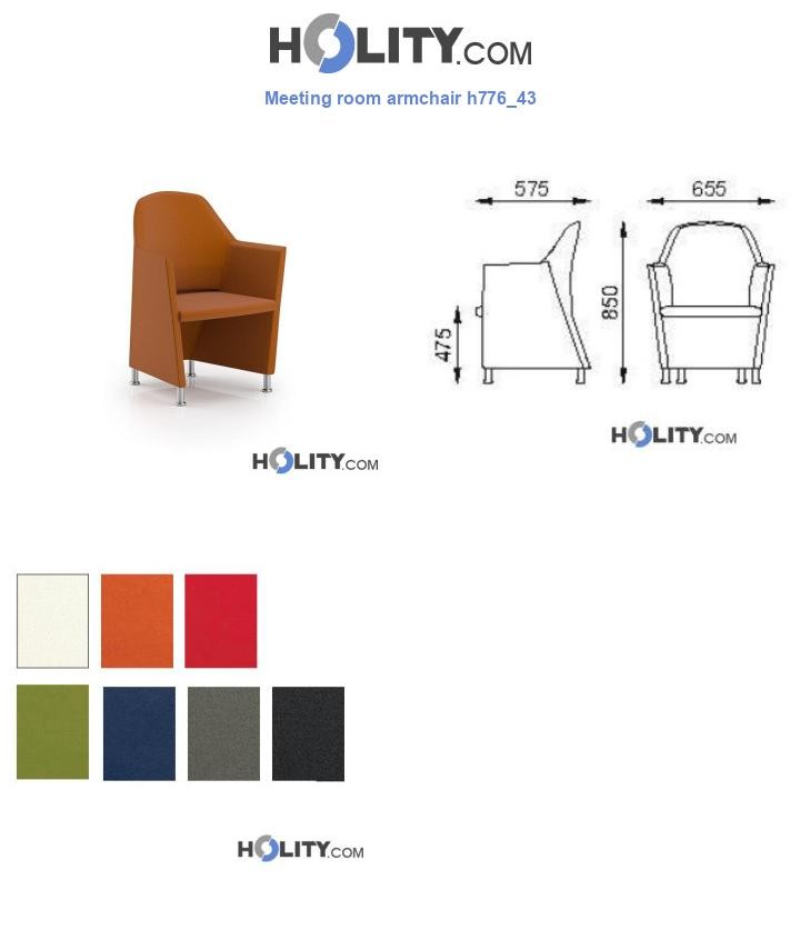 Meeting room armchair h776_43