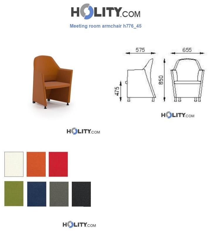 Meeting room armchair h776_45