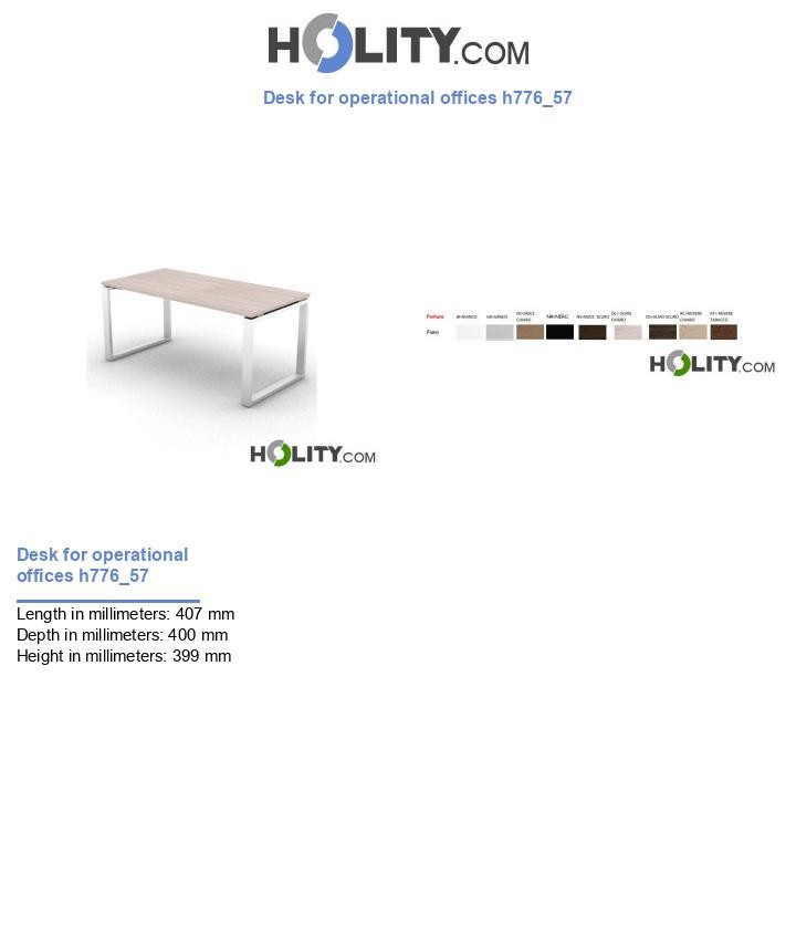 Desk for operational offices h776_57