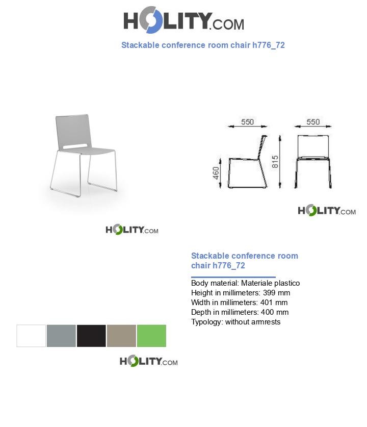 Stackable conference room chair h776_72