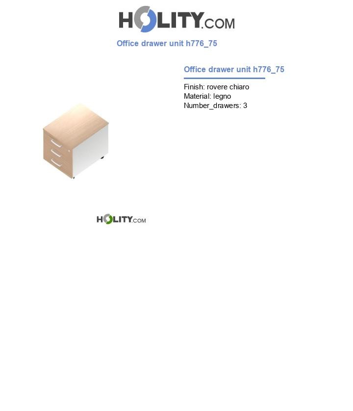Office drawer unit h776_75