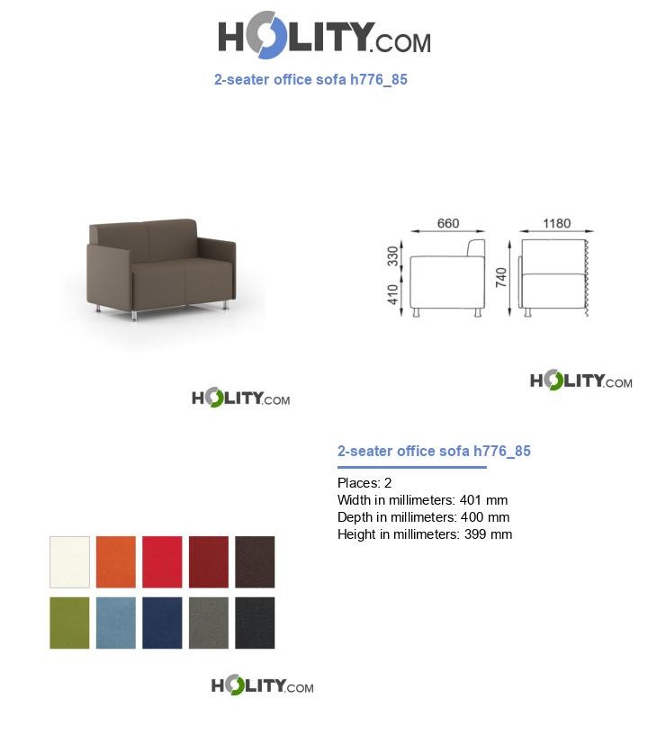 2-seater office sofa h776_85