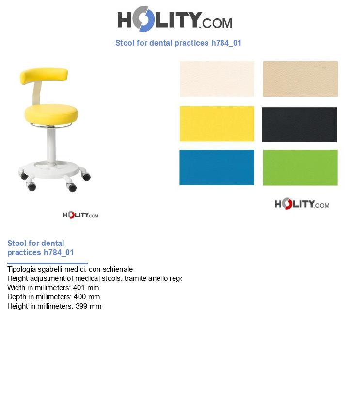 Stool for dental practices h784_01