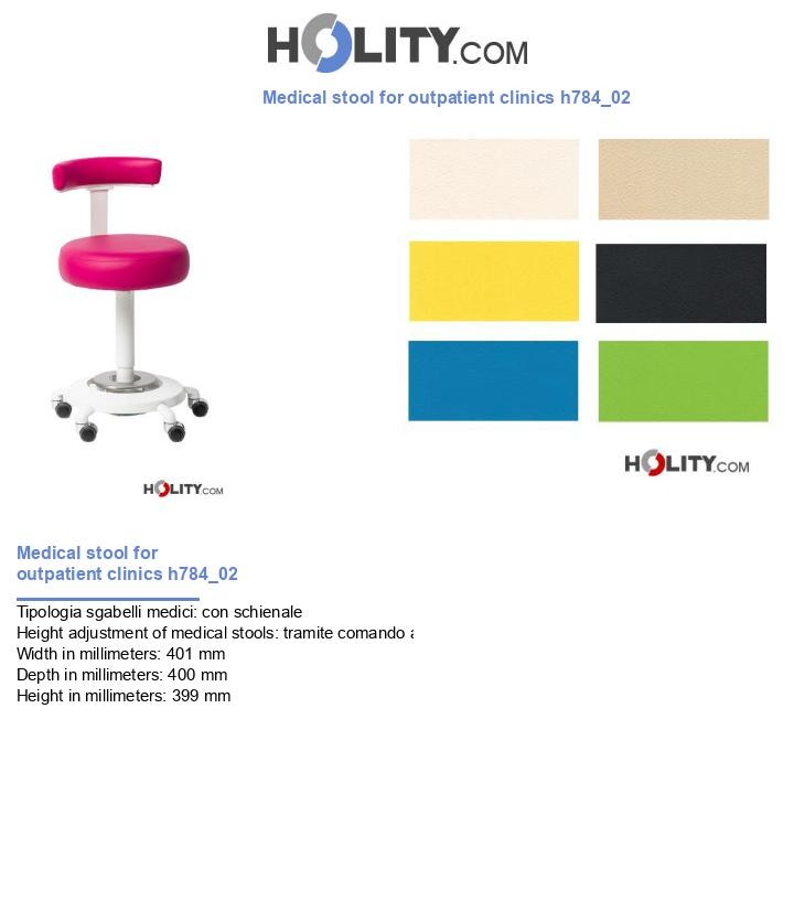 Medical stool for outpatient clinics h784_02