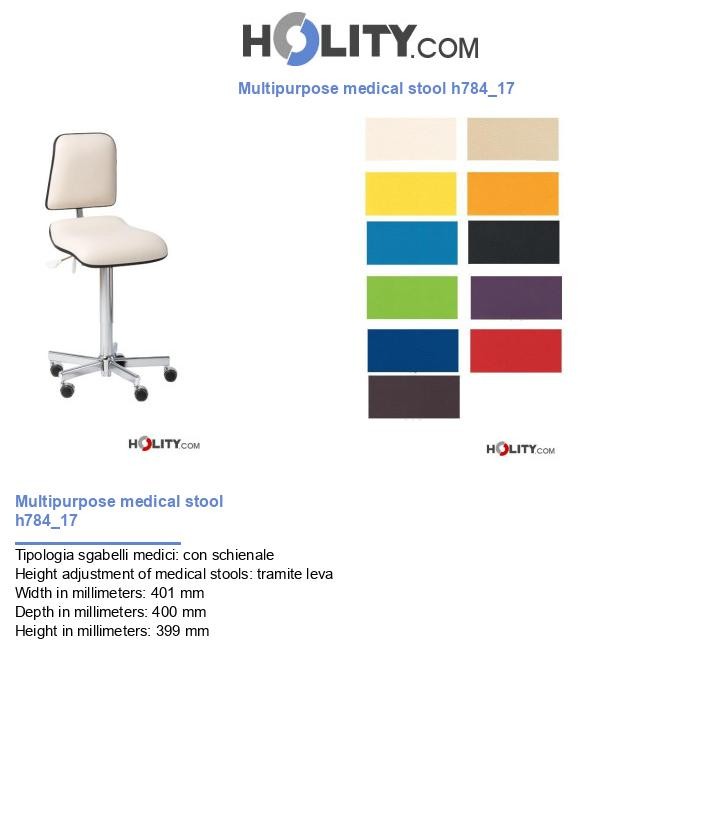 Multipurpose medical stool h784_17
