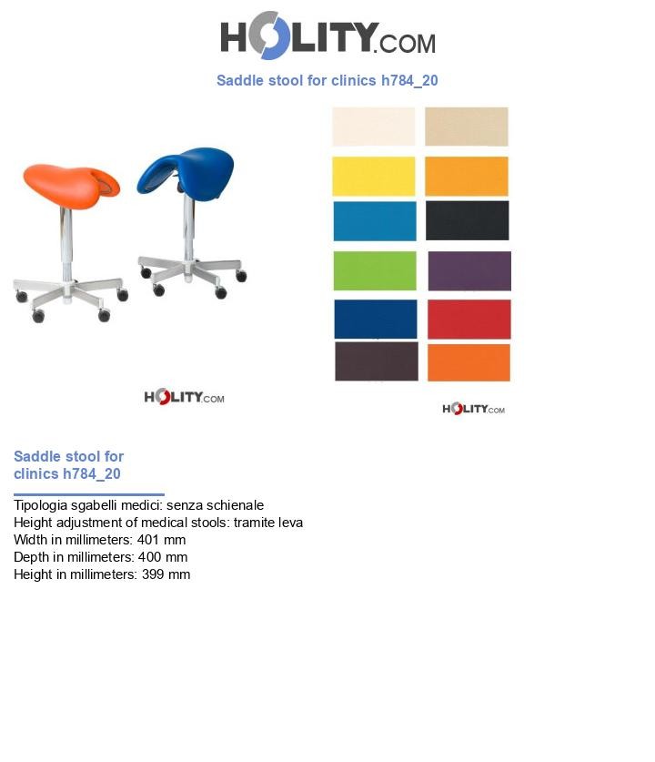 Saddle stool for clinics h784_20