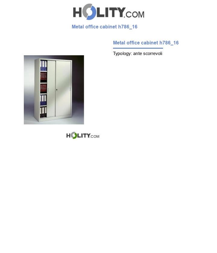 Metal office cabinet h786_16