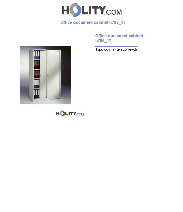 Office document cabinet h786_17