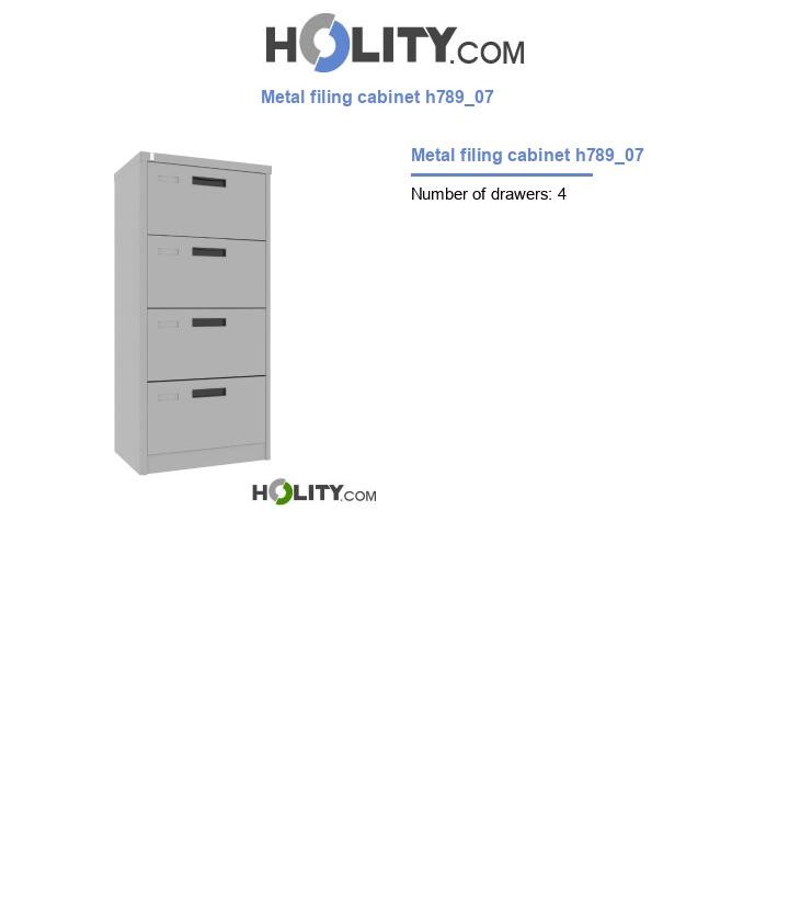 Metal filing cabinet h789_07