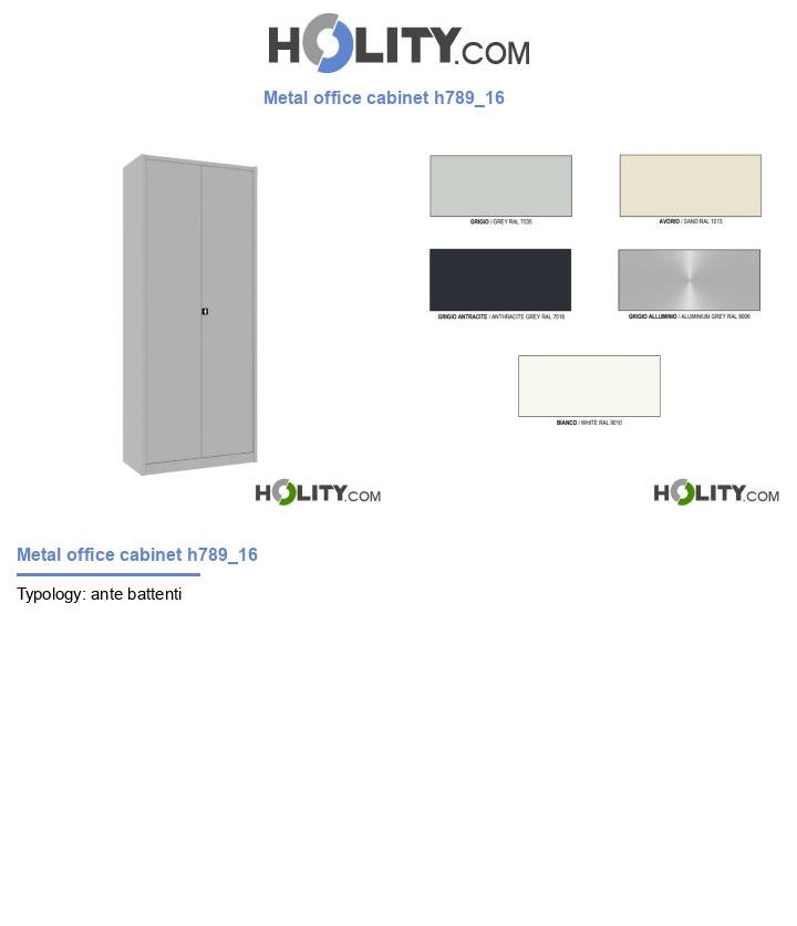 Metal office cabinet h789_16