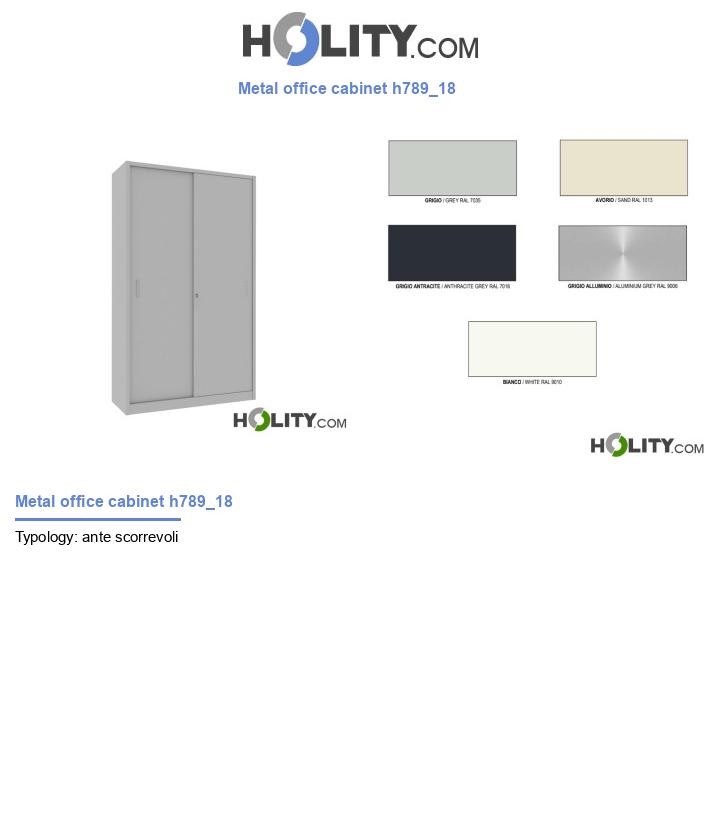 Metal office cabinet h789_18