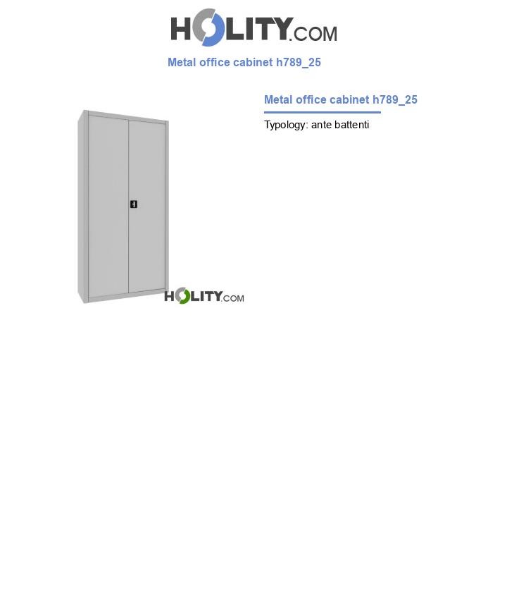 Metal office cabinet h789_25