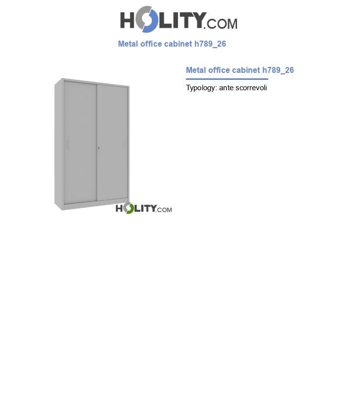 Metal office cabinet h789_26