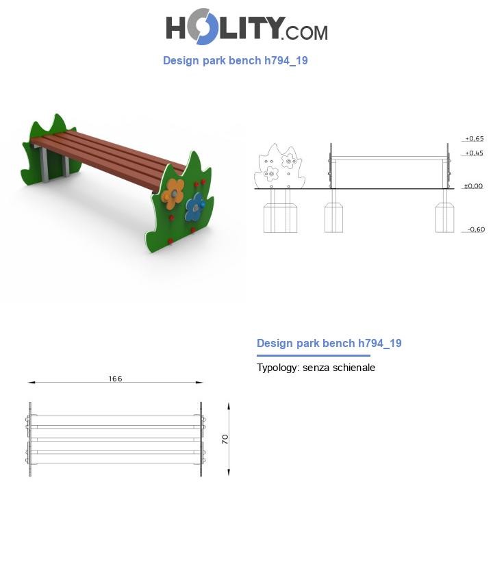 Design park bench h794_19
