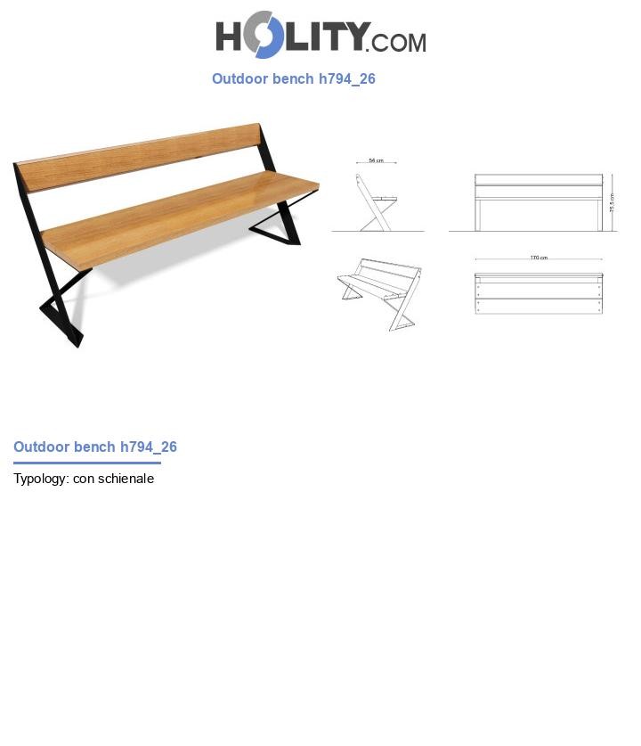 Outdoor bench h794_26
