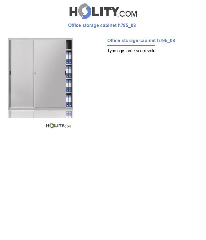 Office storage cabinet h795_08