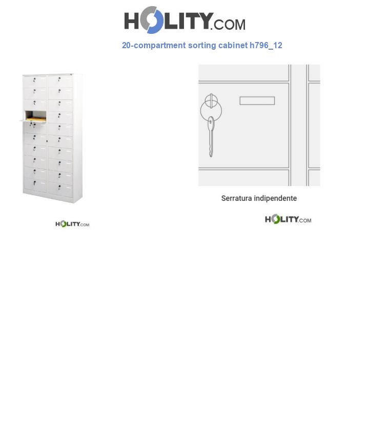 20-compartment sorting cabinet h796_12