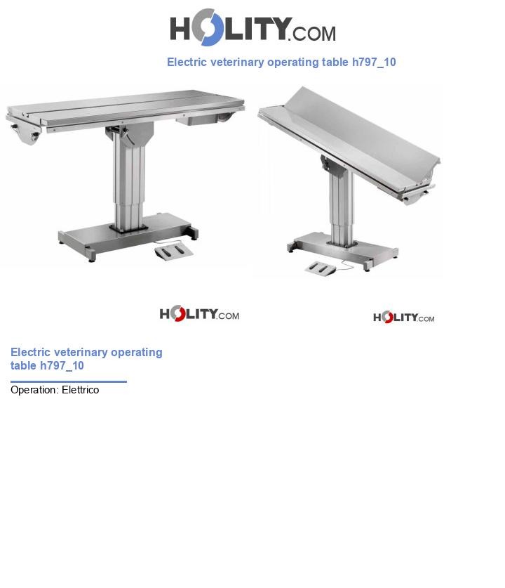 Electric veterinary operating table h797_10