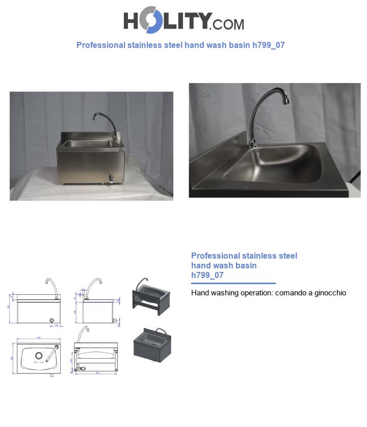 Professional stainless steel hand wash basin h799_07