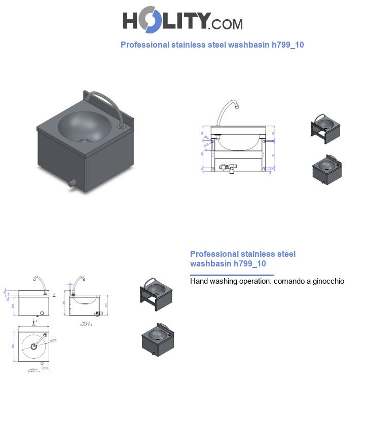 Professional stainless steel washbasin h799_10