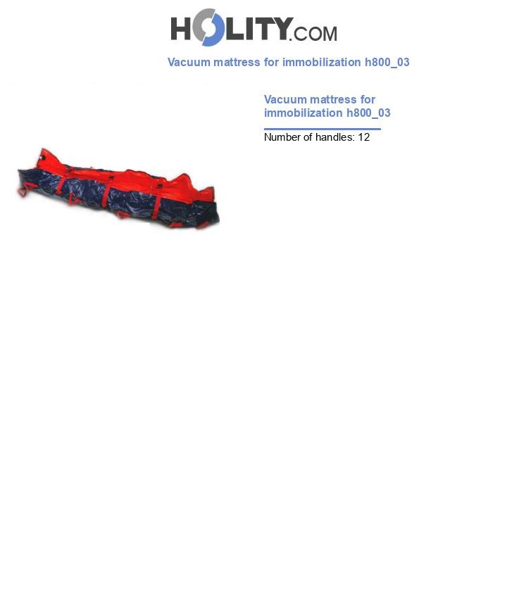 Vacuum mattress for immobilization h800_03