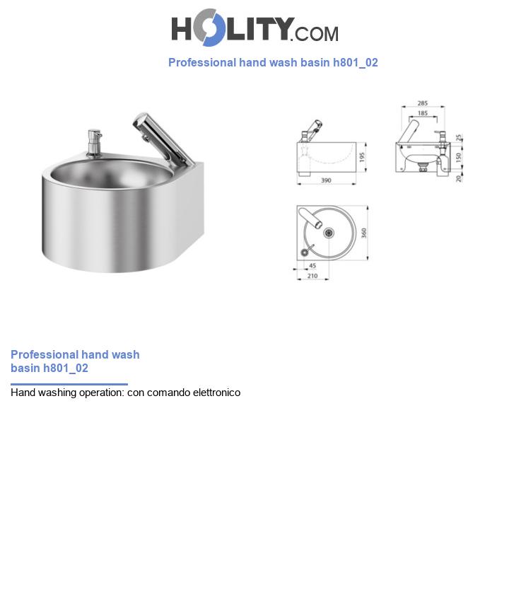 Professional hand wash basin h801_02