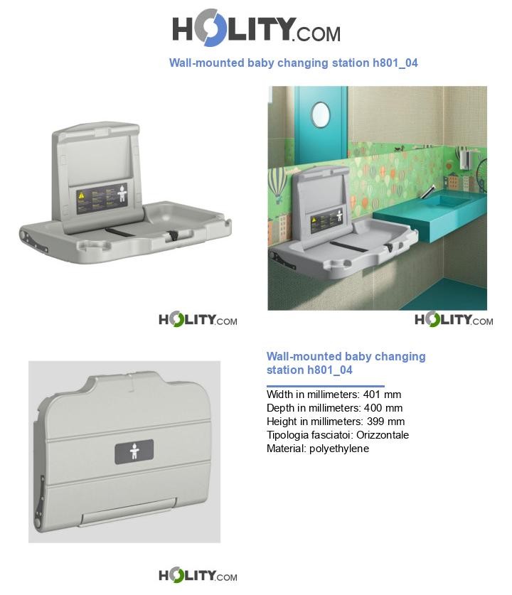 Wall-mounted baby changing station h801_04