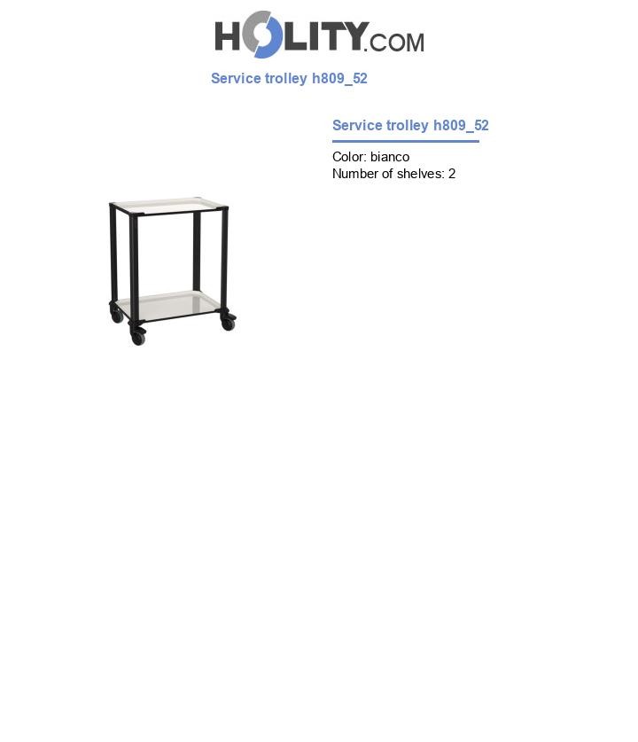 Service trolley h809_52