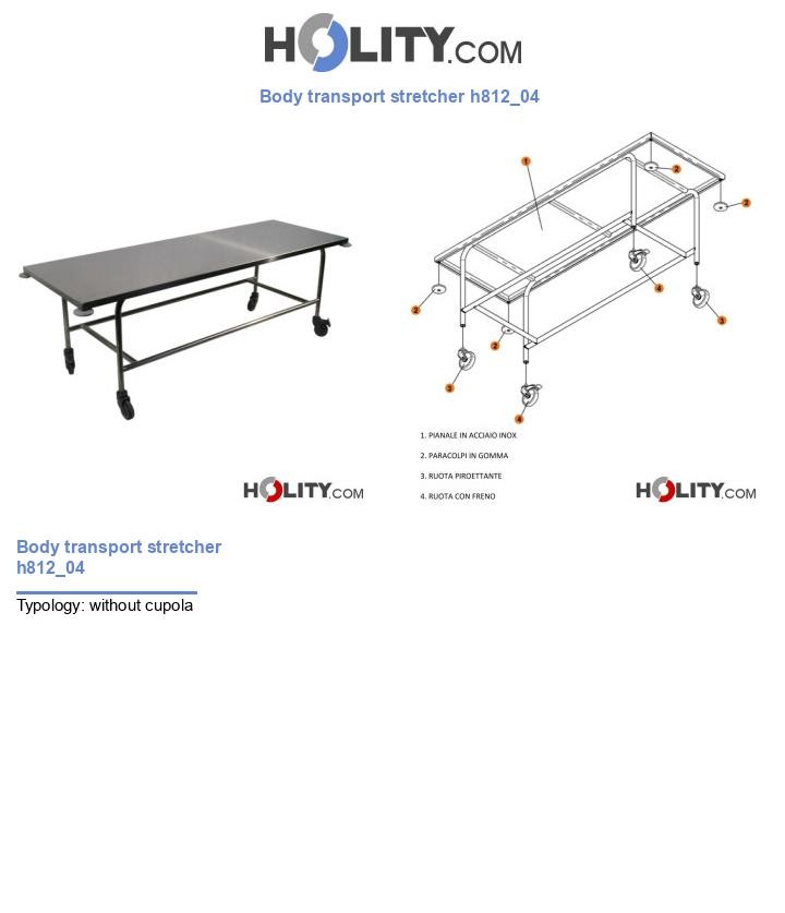 Body transport stretcher h812_04