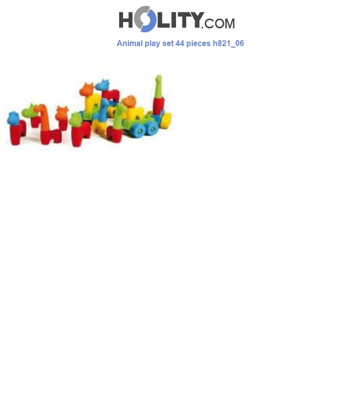 Animal play set 44 pieces h821_06