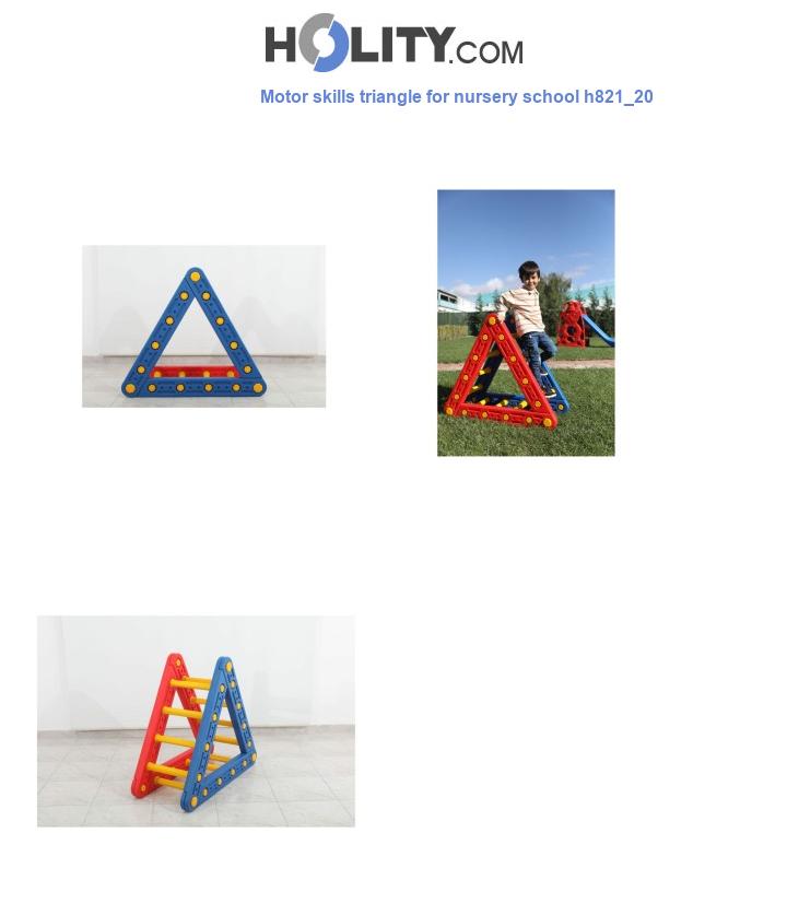 Motor skills triangle for nursery school h821_20