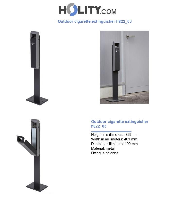 Outdoor cigarette extinguisher h822_03