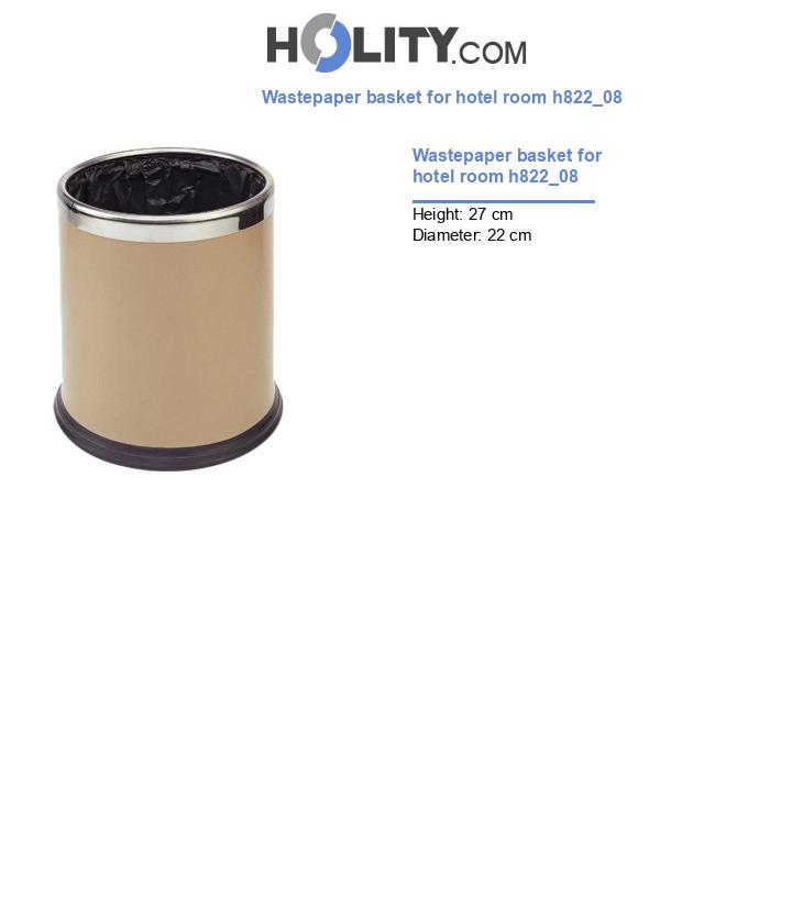 Wastepaper basket for hotel room h822_08