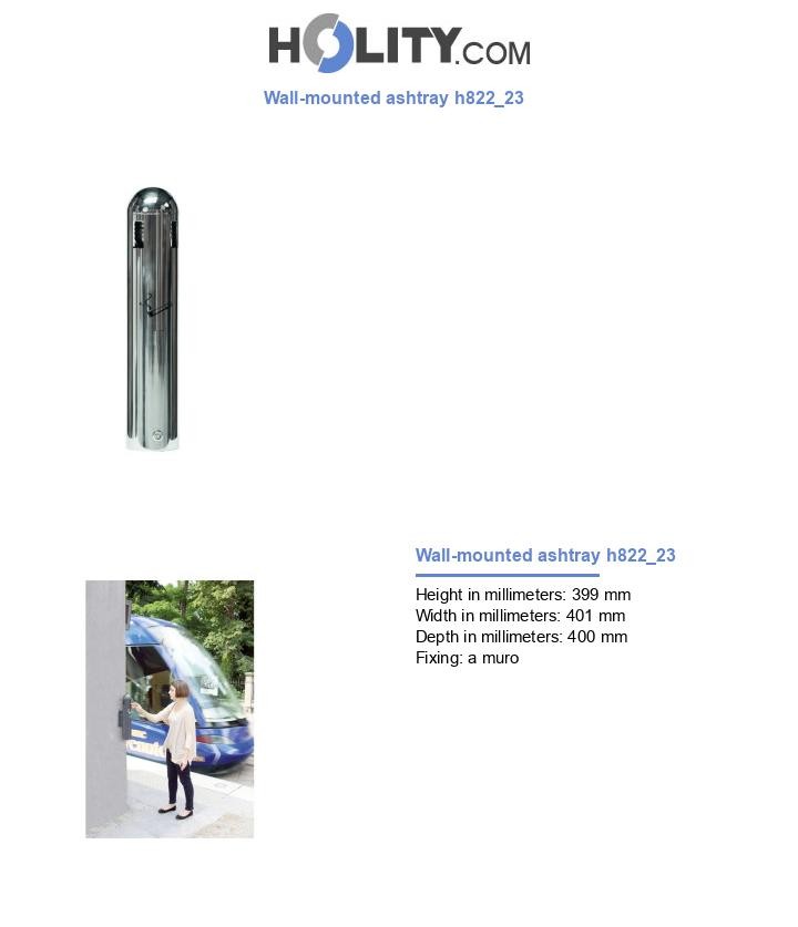 Wall-mounted ashtray h822_23
