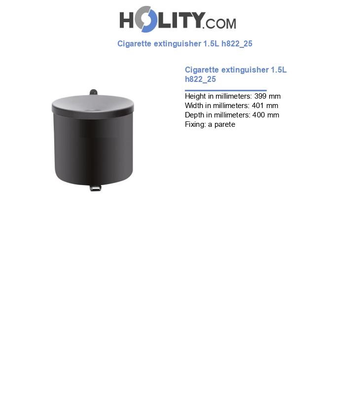 Cigarette extinguisher 1.5L h822_25