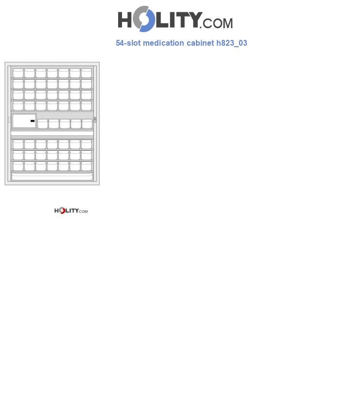 54-slot medication cabinet h823_03