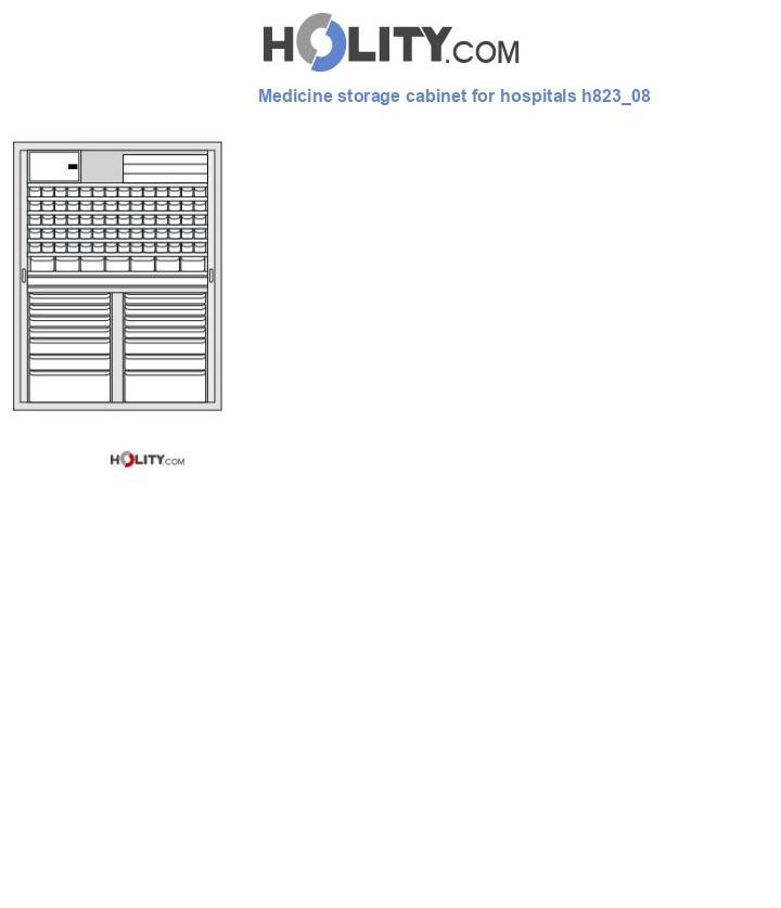 Medicine storage cabinet for hospitals h823_08