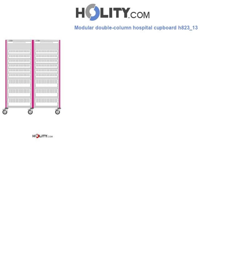Modular double-column hospital cupboard h823_13