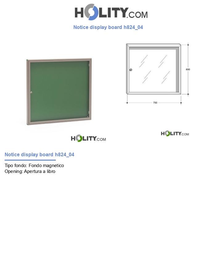 Notice display board h824_04