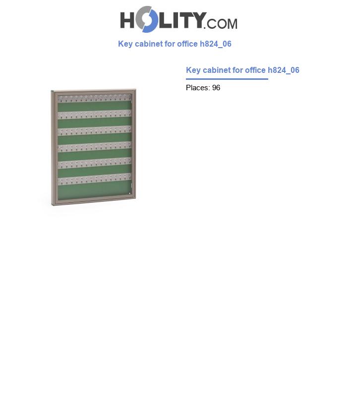 Key cabinet for office h824_06