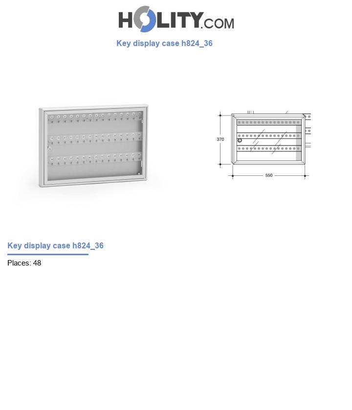 Key display case h824_36