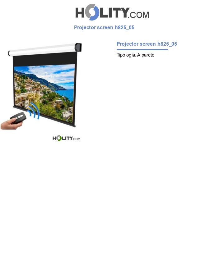 Projector screen h825_05