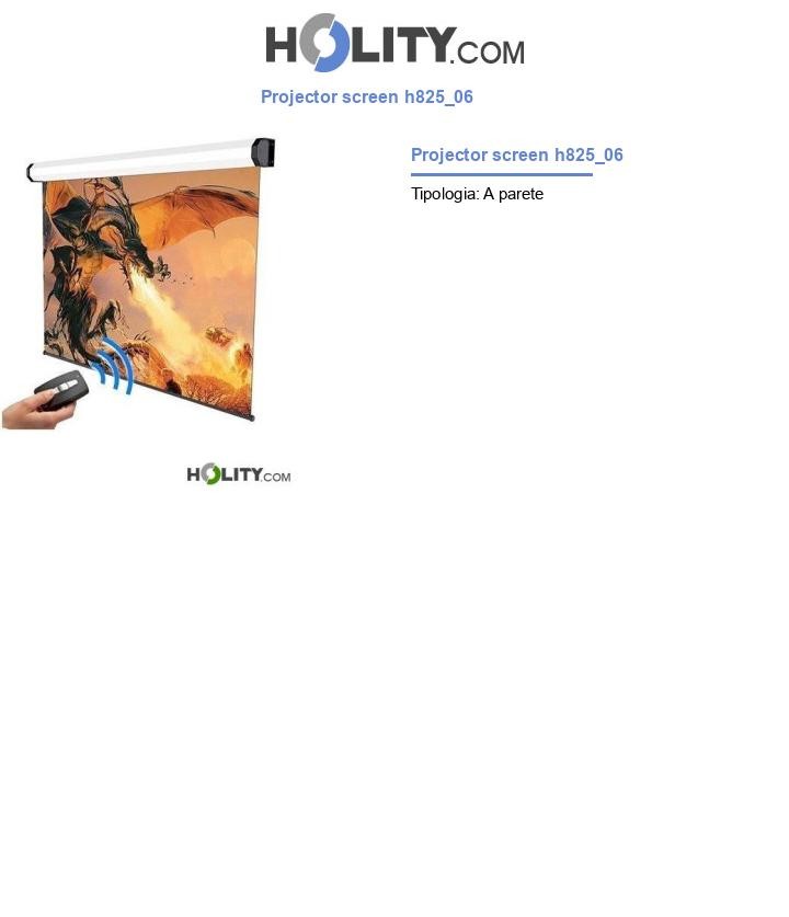 Projector screen h825_06