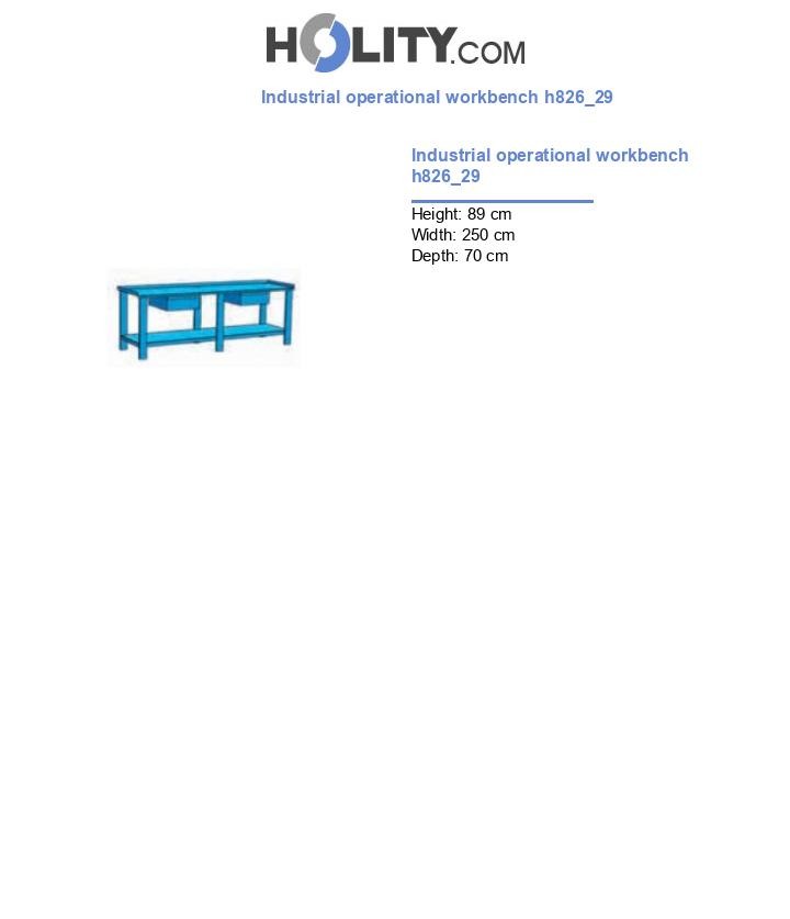 Industrial operational workbench h826_29