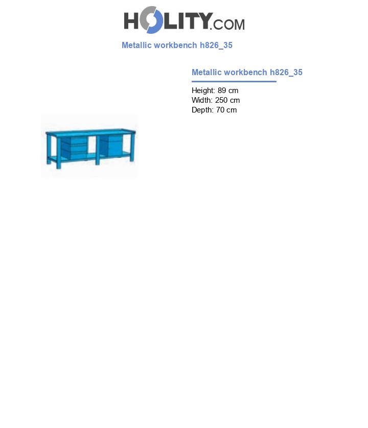 Metallic workbench h826_35