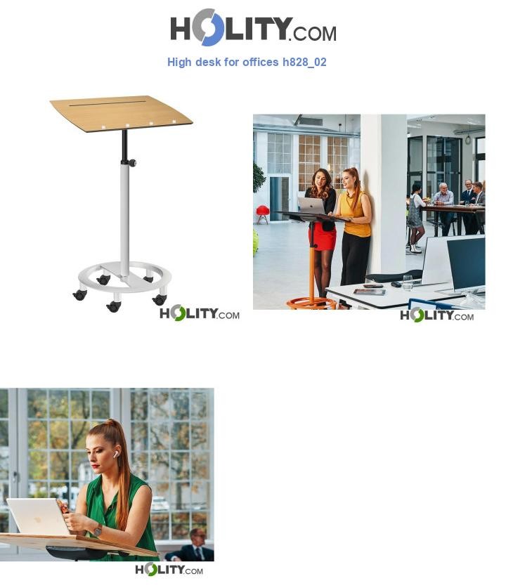 High desk for offices h828_02