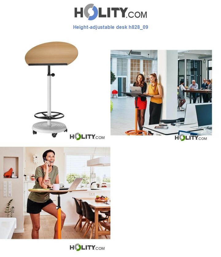 Height-adjustable desk h828_09