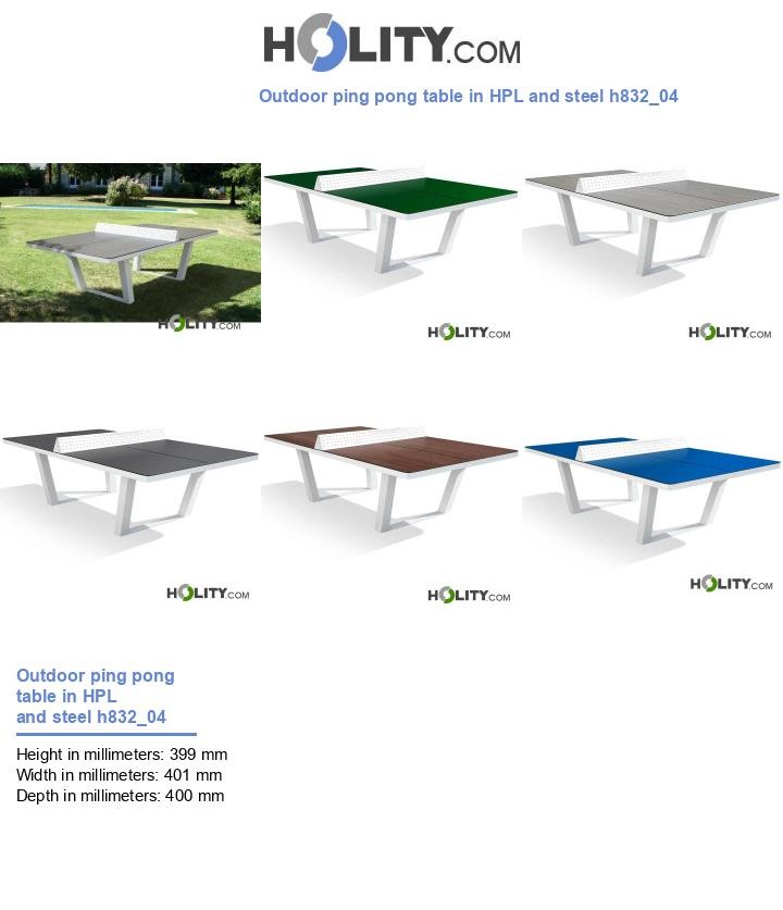 Outdoor ping pong table in HPL and steel h832_04