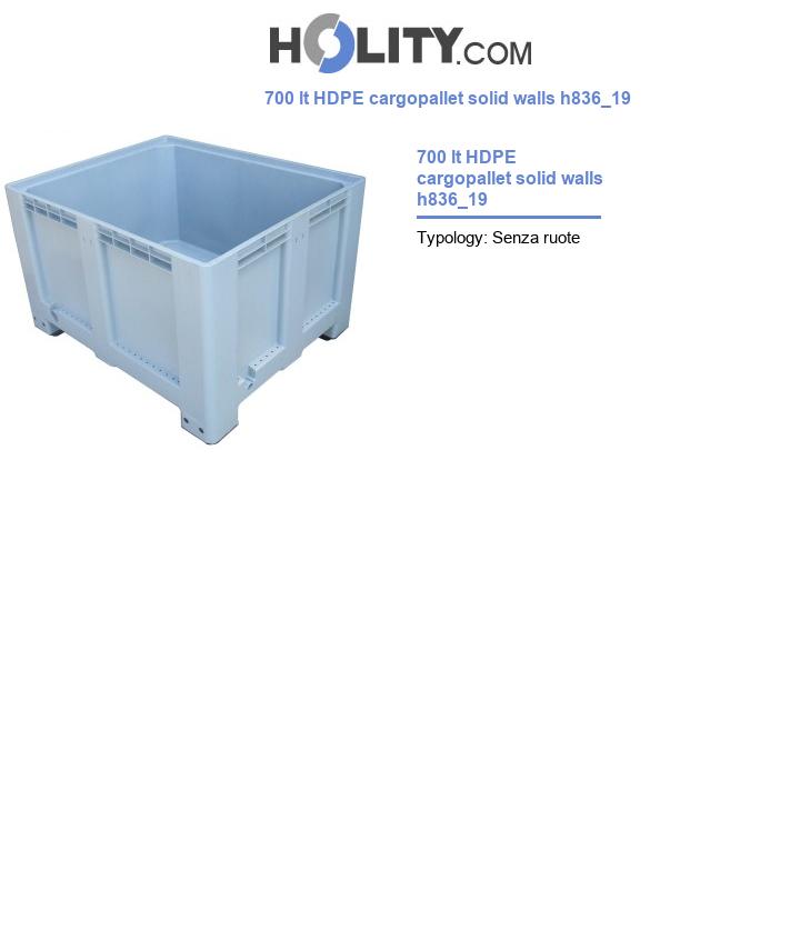 700 lt HDPE cargopallet solid walls h836_19